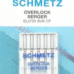 Jehly  strojové Schmetz  pro overlock Singer (ELx705 SUK CF 80)
