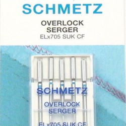 Jehly strojové Schmetz pro overlock Singer (ELx705 SUK CF 90)
