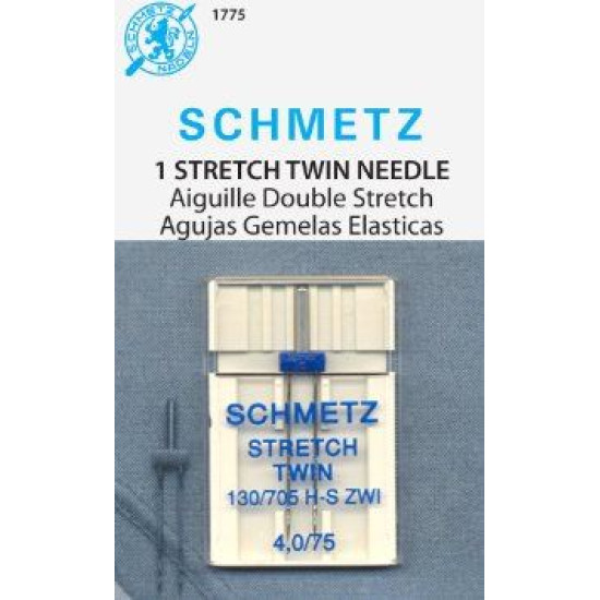 Dvojjehla SCHMETZ na pleteninu 130/705 H-S ZWI SMS 4,0 75 STRETCH TWIN